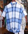 画像1: POLO RALPH LAUREN【オールドラルフローレン】【BLAKE】胸刺繡ロゴ入り【青ｘ紺ｘ白】【ボタンダウン】【半袖シャツ】【サイズＭ】   (1)