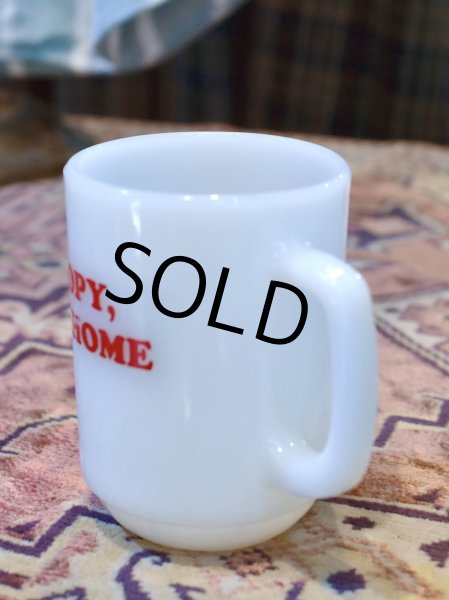 画像4: Fire King【ファイヤーキング】【スヌーピー】【カムホーム】PEANUTS【マグカップ】  (4)