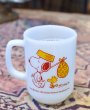 画像1: Fire King【ファイヤーキング】【スヌーピー】【カムホーム】PEANUTS【マグカップ】  (1)