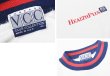 画像2: 【USA製】【VCC HEALTHPLUS】【白×リブ紺×赤ライン】リブボーダー【スウェット】リンガースウェット【サイズXＬ】  (2)