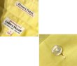 画像2: 【ビンテージ】【Hathaway Shirts】【LORD&TAYLOR】【ハサウェイ】【黄色】【無地】ポリコットン【半袖シャツ】サイズL  (2)
