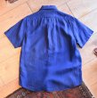 画像3: ビンテージ【ラルフローレン】【classic fit】【紺】【リネン】半袖【ボタンダウンシャツ】【サイズM】  (3)