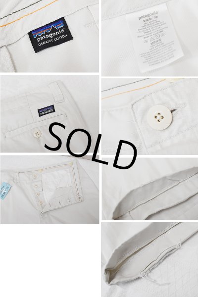 画像2: 【patagonia】【パタゴニア】白 【オーガニックコットンパンツ】【W35】  (2)