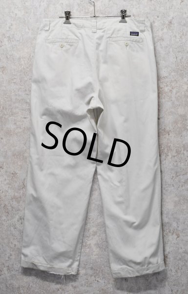 画像4: 【patagonia】【パタゴニア】白 【オーガニックコットンパンツ】【W35】  (4)