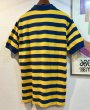 画像3: POLO ralph lauren【ラルフローレン】【紺ｘ黄色ｘ黄緑】【ボーダー柄】【ポロシャツ】【サイズＭ】  (3)