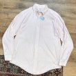 画像1: 90’s USA製【ビンテージ】【ブルックスブラザーズ】Brooks Brothers【Makers】【無地】【ピンク】【ボタンダウンシャツ】【16-5】  (1)