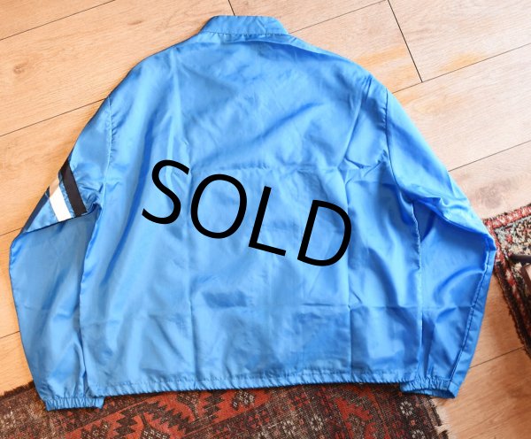 画像3: 70's~ ビンテージ【Swingster】スウィングスター【MERC】水色【レーシングブルゾン】【サイズL程】  (3)