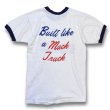 画像3: 【70's】【USA製】【ビンテージ】【チャンピオン】【Champion】【MACK TRUCK】マックトラック バックプリント付き【白ｘ青】【リンガーTシャツ】【サイズＭ】  (3)