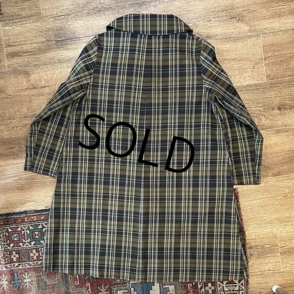 画像5: 90's【ビンテージ】【Storm Play】マドラスチェック【ロングコート】【レディースコート】【レディース古着】  (5)