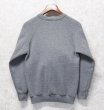 画像3: 80's【USA製】ビンテージ【FRUIT OF THE LOOM】【フルーツオブザルーム】【チャコール】無地【スウェット】【サイズＭ】  (3)