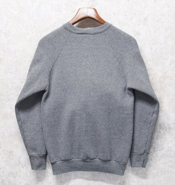 画像3: 80's【USA製】ビンテージ【FRUIT OF THE LOOM】【フルーツオブザルーム】【チャコール】無地【スウェット】【サイズM】  (3)