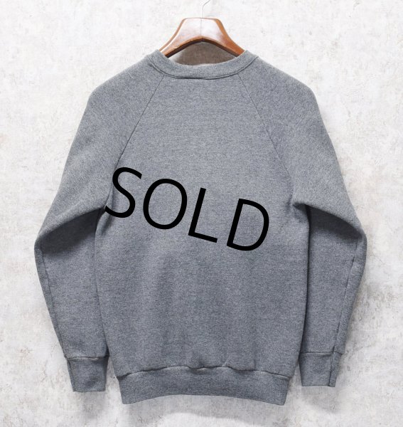 画像3: 80's【USA製】ビンテージ【FRUIT OF THE LOOM】【フルーツオブザルーム】【チャコール】無地【スウェット】【サイズＭ】  (3)