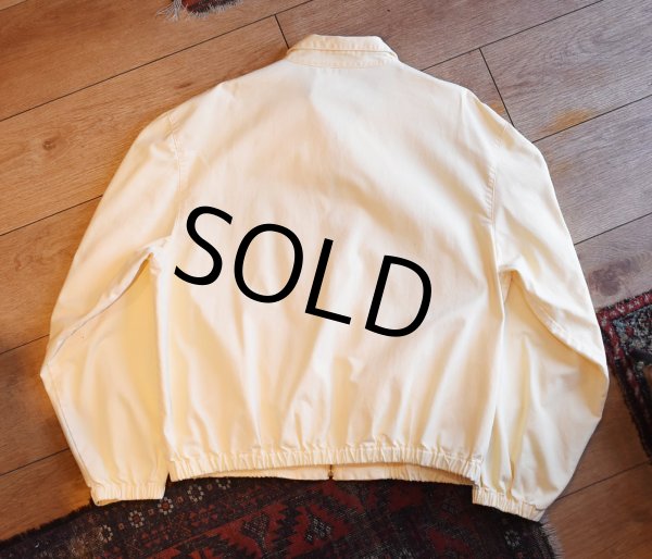 画像3: 80’ｓ~【USA製】【ラルフローレン】【POLO RALPH LAUREN】ビンテージ【レモンイエロー・黄色】【コットン】【スウィングトップ】【サイズＸＬ】  (3)