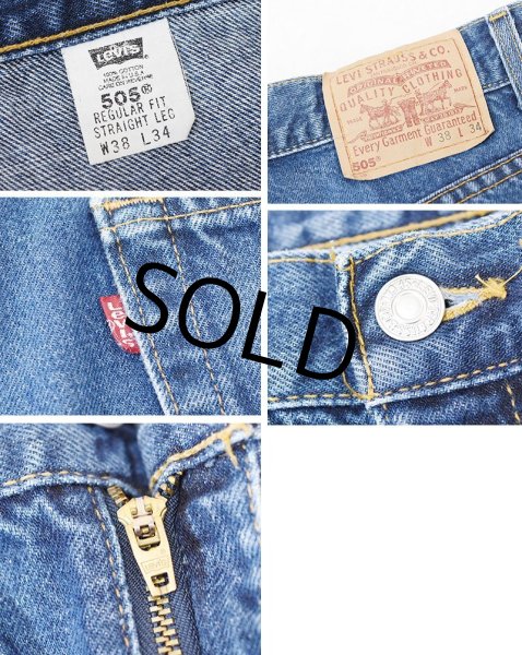 画像2: USA製【ビンテージ】【LEVI'S】【リーバイス505】505【デニムパンツ】【38x34】  (2)