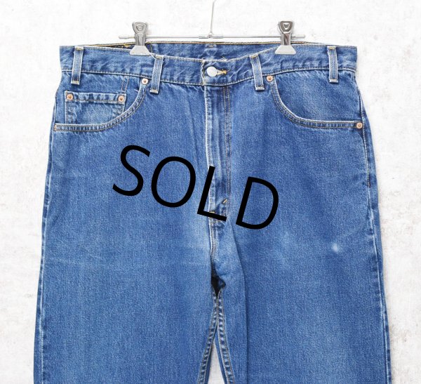 画像1: USA製【ビンテージ】【LEVI'S】【リーバイス５０５】505【デニムパンツ】【38ｘ34】  (1)