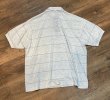 画像4: USA製【ビンテージ】【LE TIGER】【ルティグレ】【グレーｘ茶】ボーダー【ポロシャツ】【サイズＸＬ】  (4)