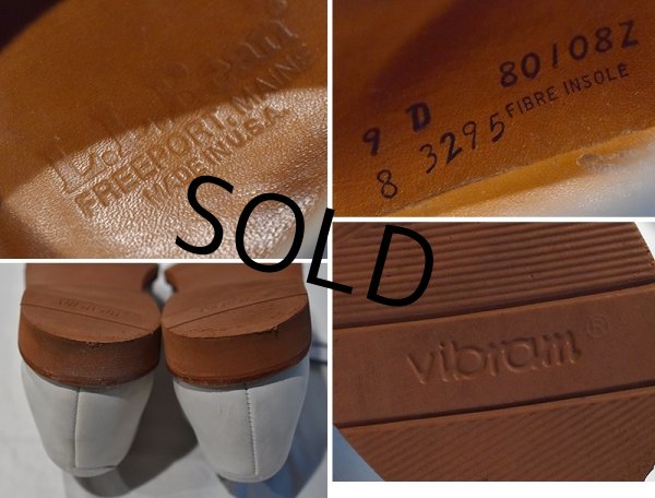 画像2: USA製【ビンテージ】L.L.Bean【エルエルビーン】【ホワイトバックス】シューズ【9D】【27cm程度】  (2)