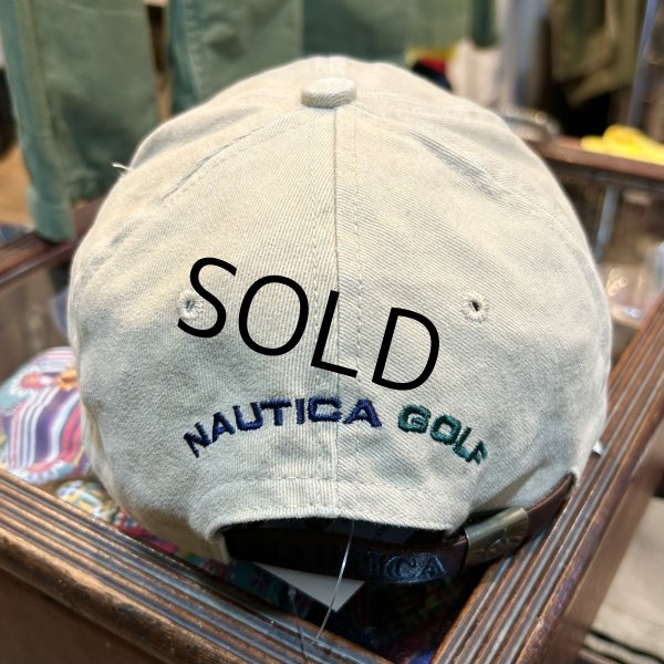 画像5: 〜90’s【USA製】【ビンテージ】【nautica】【ノーティカ】 nautica GOLF ベージュ【コットンキャップ】  (5)