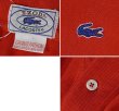 画像2: ~80's【ビンテージ】IZOD【ラコステ】赤【半袖ポロシャツ】  (2)