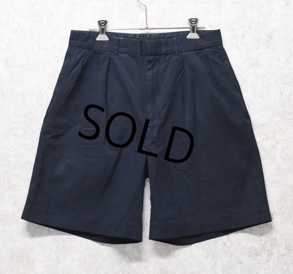 画像1: 【POLO RALPH LAUREN】オールド ラルフローレン【黒】【ショートパンツ】【短パン】【シルク×コットン】【サイズW30】  (1)