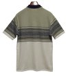 画像3: ほぼ未使用【USA製】【munsingwear】【マンシングウェア】【緑×白×紺】ボーダー【ポロシャツ】【サイズＬ】  (3)