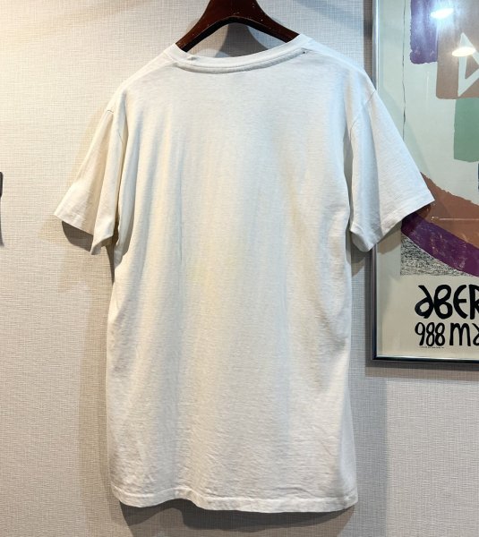 画像4: 90’s〜 ビンテージ【SIM】シングルステッチ【MEBCO】クシ【白】【Tシャツ】サイズXL  (4)