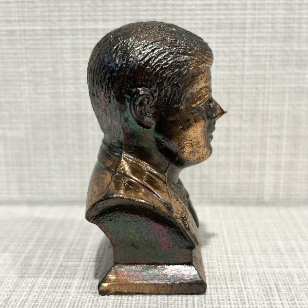 画像4: 【ビンテージ】アンティーク【ジョン・F・ケネディ】【胸像】【ブロンズ像】  (4)