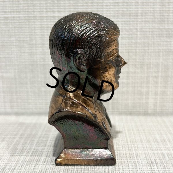 画像4: 【ビンテージ】アンティーク【ジョン・F・ケネディ】【胸像】【ブロンズ像】  (4)