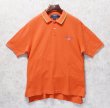 画像1: 90's【ポロスポーツ】【POLO SPORT】【ラルフローレン】【オレンジ×黄緑】【コットン】【ポロシャツ】【半袖Tシャツ】【サイズＬ】  (1)