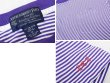 画像2: 【ビンテージ】【Abercrombie&Fitch】【アバクロンビー＆フィッチ】 【紫×白ボーダー】ポケット付き【コットン】【Tシャツ】【サイズＭ】  (2)