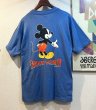画像3: 90's~【USA製】【ビンテージ】Sherry's【シェリー】ミッキーマウス【フロリダ】【ディズニー】【バックプリント付き】青【Ｔシャツ】【サイズXL】  (3)