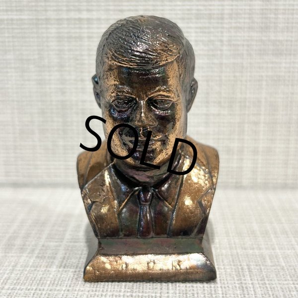 画像5: 【ビンテージ】アンティーク【ジョン・F・ケネディ】【胸像】【ブロンズ像】  (5)