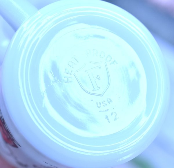 画像6: ビンテージ【FEDERAL】フェデラル【ホワイト】【スヌーピー】ミルクガラスマグ  (6)