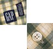 画像2: 【ビンテージ】【オールドギャップ】【GAP】【緑ｘ黄色】チェック【コットンシャツ】【サイズM】  (2)