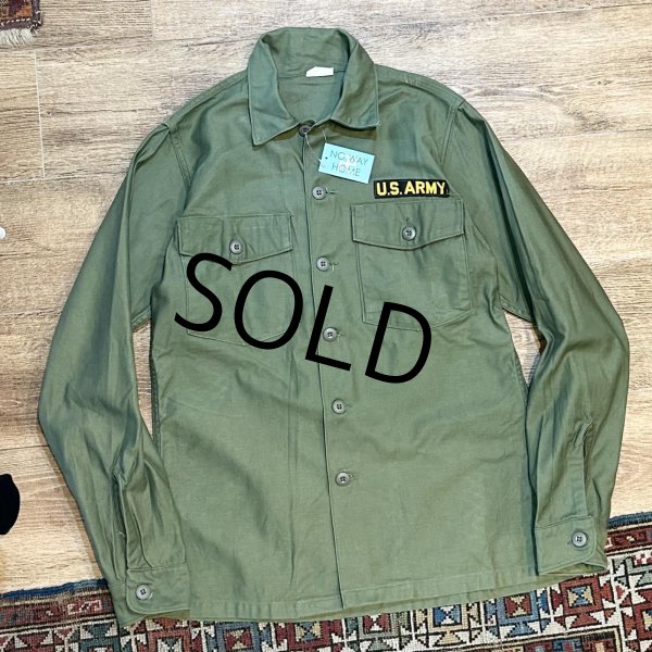 画像1: 程度良好【∼70's】【米軍実物】【ビンテージ】【U.S.ARMY】【OG107】【ユーティリティシャツ】【15 1/2】  (1)
