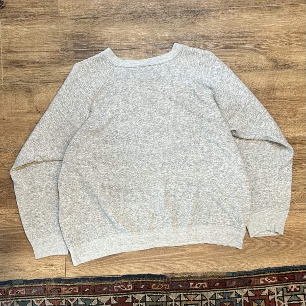 画像3: ビンテージ【HARVARD】ハーバード 染込みプリント【霜降りグレー】【カレッジロゴスウェット】【サイズＭ程度】  (3)