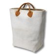 画像1: 【ビンテージ】L.L.bean【L.L.ビーン】【生成り】【レザーハンドル】【キャンバス】【カスタムトートバッグ】ビーントート  (1)