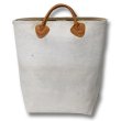 画像3: 【ビンテージ】L.L.bean【L.L.ビーン】【生成り】【レザーハンドル】【キャンバス】【カスタムトートバッグ】ビーントート  (3)