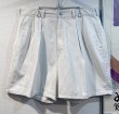 画像1: 【POLO RALPH LAUREN】ラルフローレン【白】【２タック】【ショートパンツ】【短パン】【コットンショーツ】【W36程度】  (1)