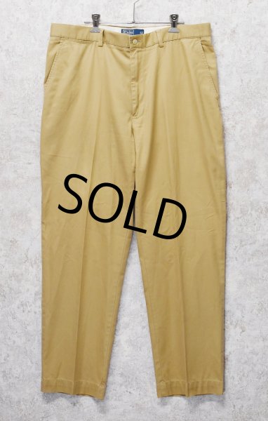画像1: 【ラルフローレン】POLO RALPH LAUREN【ライトブラウン】【コットンパンツ】【36×30】  (1)