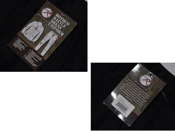 画像4: 【デッドストック】【ビンテージ】ROTHCO ロスコ【BATTLE DRESS UNIFORM】BDU【黒 】カーゴパンツ【M-R】  (4)