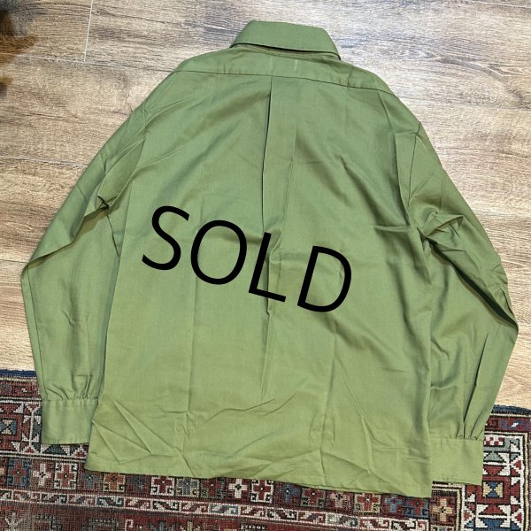 画像3: 【ビンテージ】【BAY STATE CLOTHING HOUSE】【緑】【無地】【プルオーバーシャツ】【サイズL】  (3)