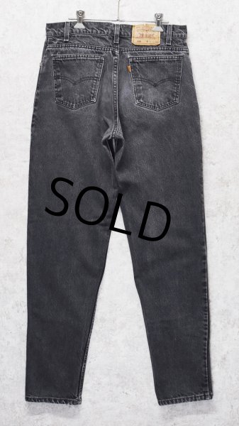 画像5: 90’s 【USA製】【ビンテージ】【LEVI'S】【リーバイス550】550 黒 デニムパンツ ブラックデニム【33x34】  (5)