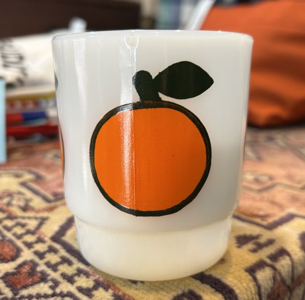 画像3: 【Fire King】【ファイヤーキング】【スーパーフルーツ】【オレンジ】【スタッキングマグ】【マグカップ】  (3)