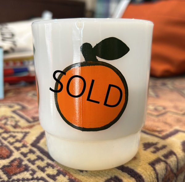 画像3: 【Fire King】【ファイヤーキング】【スーパーフルーツ】【オレンジ】【スタッキングマグ】【マグカップ】  (3)