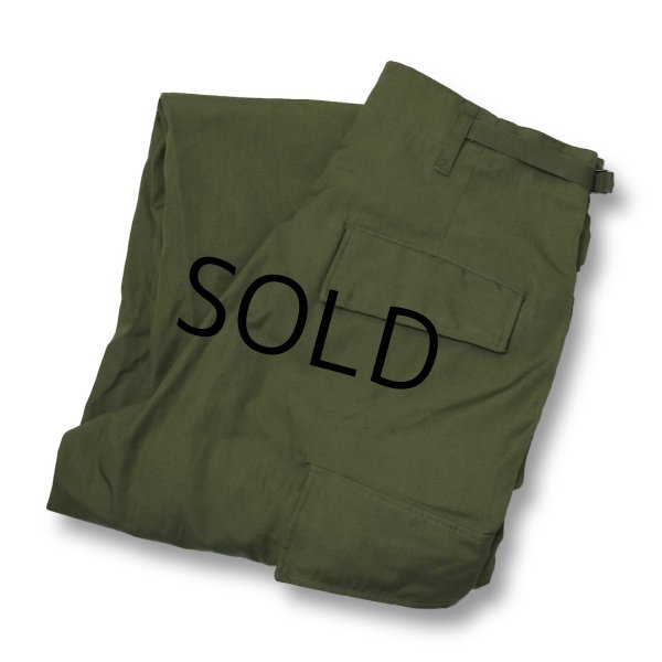 画像1: 【デッドストック】ノンリップ!!【60's】【米軍実物】【ビンテージ】 【U.S.ARMY】【ジャングルファティーグパンツ】【S-R】  (1)