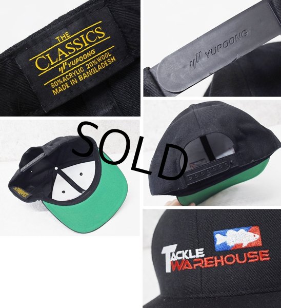 画像2: 【デッドストック】【Tackle warehouse】【黒】【コットン】【ベースボールキャップ】【BBキャップ】   (2)