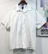 画像1: デッドストック【ビンテージ】【ギャップ】【GAP】【白】【キューバシャツ】開襟シャツ【サイズXL】  (1)
