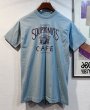 画像1: 90's【USA製】 ビンテージ【FRUIT OF THE LOOM 】フルーツオブザルーム【青磁色】【Soup to Nuts CAFE】【 Tシャツ】【サイズM】  (1)