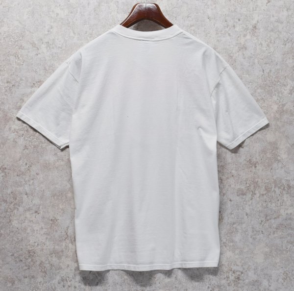 画像3: 90's【USA製】ビンテージ【ジャージーズ】【JERZEES BY RUSSELL】DENTON イラスト プリント【白】【Ｔシャツ】【サイズL】  (3)